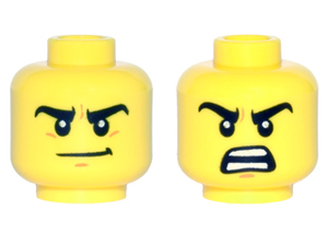 LEGO® los onderdeel Hoofd in kleur Geel 3626cpb1509