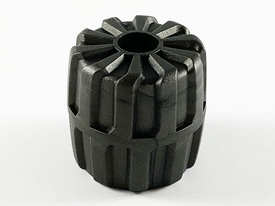 LEGO® los onderdeel Wiel in kleur Parel Donkergrijs 6118