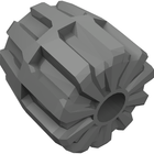 LEGO® los onderdeel Wiel in kleur Parel Donkergrijs 6118