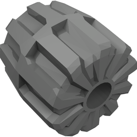 LEGO® los onderdeel Wiel in kleur Parel Donkergrijs 6118