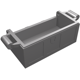 LEGO® los onderdeel Container in kleur Zilver 4738a