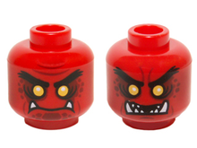 Plaatje in Gallery viewer laden, LEGO® los onderdeel Hoofd in kleur Rood 3626cpb1488