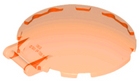 LEGO® los onderdeel Schaal Doorzichtig Neon Oranje 18675