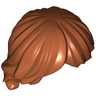 Plaatje in Gallery viewer laden, LEGO® los onderdeel Haar in kleur Donker Oranje 92746