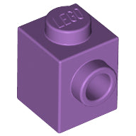 Plaatje in Gallery viewer laden, LEGO® los onderdeel Steen Aangepast Medium Lavendel 87087