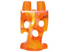 LEGO® onderdeel Benen Aangepast Doorzichtig Oranje 19859pb05