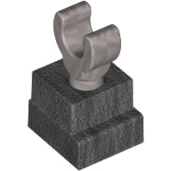 Plaatje in Gallery viewer laden, LEGO® los onderdeel Lijf Accessoire in kleur Zilver 93062c02
