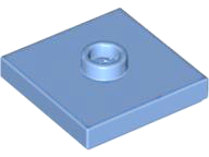 Plaatje in Gallery viewer laden, LEGO® los onderdeel Plaat Aangepast Medium Blauw 87580