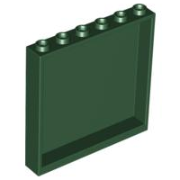 LEGO® los onderdeel Paneel in kleur Donkergroen 59349