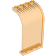 Plaatje in Gallery viewer laden, LEGO® los onderdeel Paneel in kleur Doorzichtig Oranje 2571