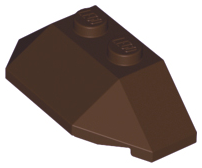 LEGO® los onderdeel Wig in kleur Donker Bruin 47759