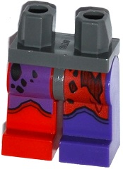 LEGO® Benen met Motief Donker Blauwachtig Grijs 970d30pb01