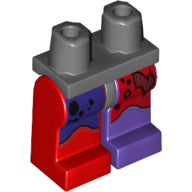 Plaatje in Gallery viewer laden, LEGO® Benen met Motief Donker Blauwachtig Grijs 970d30pb01