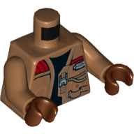 LEGO® los onderdeel Lijf met Motief Medium Noga 973pb2119c01