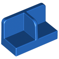 LEGO® los onderdeel Paneel in kleur Blauw 93095