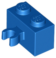 Plaatje in Gallery viewer laden, LEGO® los onderdeel Steen Aangepast in kleur Blauw 30237b