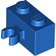 LEGO® los onderdeel Steen Aangepast in kleur Blauw 30237b