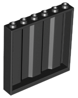 LEGO® los onderdeel Paneel in kleur Zwart 23405