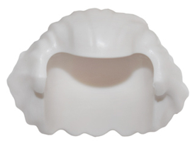 LEGO® los onderdeel Haar in kleur Wit 21269