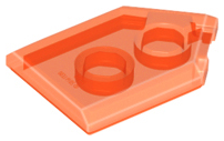 LEGO® Tegel Aangepast Doorzichtig Neon Oranje 22385