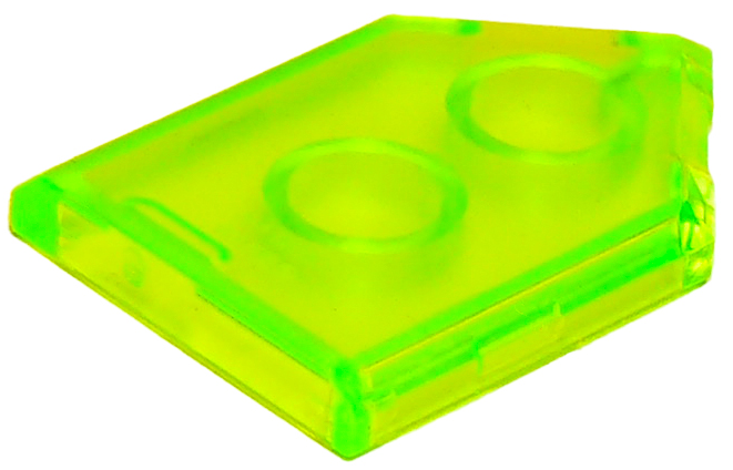 LEGO® Tegel Aangepast Doorschijnend Helder Groen 22385