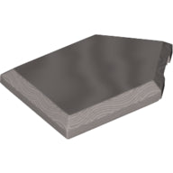 LEGO® los onderdeel Tegel Aangepast in kleur Zilver 22385