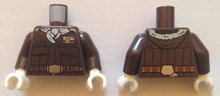 Plaatje in Gallery viewer laden, LEGO® onderdeel Lijf met Motief Donker Bruin 973pb2427c01