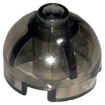 LEGO® los onderdeel Steen Rond Doorzichtig Zwart 553