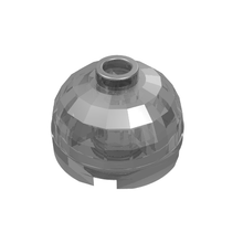 Plaatje in Gallery viewer laden, LEGO® los onderdeel Steen Rond Doorzichtig Zwart 553