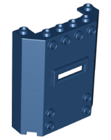 LEGO® los onderdeel Paneel in kleur Donkerblauw 22387