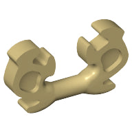 LEGO® los onderdeel Hoofddeksel Accessoire Geelbruin 11437