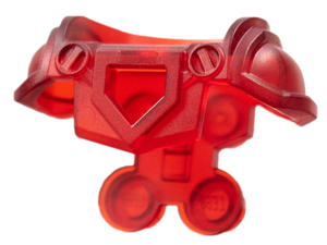 LEGO® los onderdeel Lijf Accessoire Doorzichtig Rood 22402
