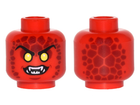 LEGO® los onderdeel Hoofd in kleur Rood 3626cpb1511