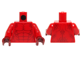 LEGO® los onderdeel Lijf met Motief Rood 973pb2195c01