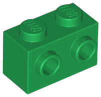 LEGO® los onderdeel Steen Aangepast in kleur Groen 11211