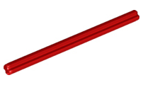 Plaatje in Gallery viewer laden, LEGO® los onderdeel Technische As in kleur Rood 3707