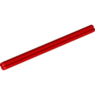 LEGO® los onderdeel Technische As in kleur Rood 3707