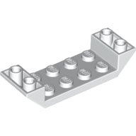Plaatje in Gallery viewer laden, LEGO® los onderdeel Dakpan Omgekeerd in kleur Wit 22889