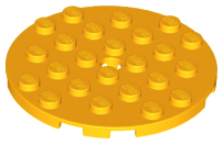 LEGO® los onderdeel Plaat Rond Helder Licht Oranje 11213