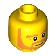 LEGO® los onderdeel Hoofd in kleur Geel 3626cpb1512