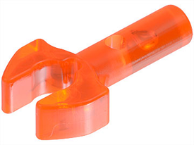 LEGO® los onderdeel Staaf Doorzichtig Neon Oranje 48729b
