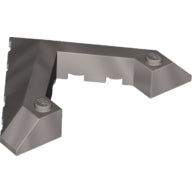 LEGO® los onderdeel Wig in kleur Zilver 22390