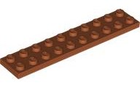 LEGO® los onderdeel Plaat Algemeen Donker Oranje 3832