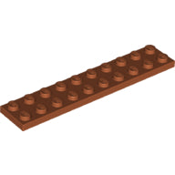 LEGO® los onderdeel Plaat Algemeen Donker Oranje 3832