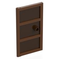 LEGO® los onderdeel Deur in kleur Donker Bruin 60797pb03