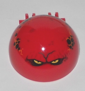 LEGO® los onderdeel Voorruit met Motief Rood 50747pb13