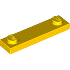 LEGO® los onderdeel Plaat Aangepast in kleur Geel 92593