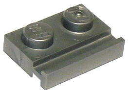 LEGO® los onderdeel Plaat Aangepast in kleur Zilver 32028