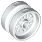 LEGO® los onderdeel Wiel in kleur Wit 18976