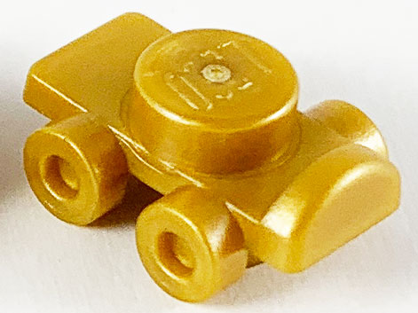 LEGO® los onderdeel Lijf Accessoire Parel Goud 11253